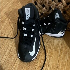 Nike Black and White High-Top Sneakers